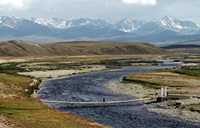 Kaala pani on the way to deosai plains Pakistan